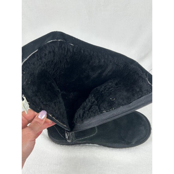 UGG | Cargo III Women's Black Suede and Shearling Boots with Pockets Size 6 US - Picture 6 of 12